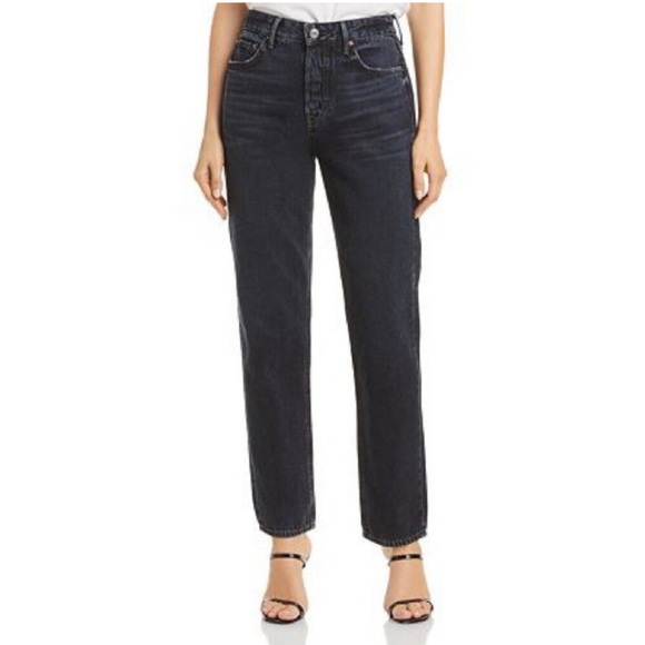 GRLFRND The Helena High Rise Straight Leg Jeans Blue Size 27 - Picture 2 of 15